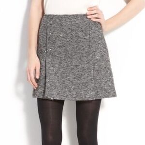 THEORY— Wool Mini Skirt (Size 4)